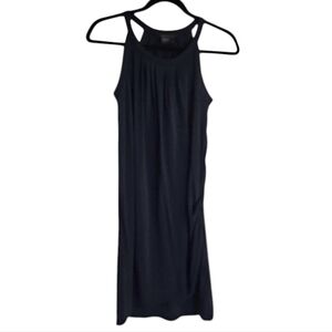 A|X Armani Exchange Halter Navy Blue Dress size XS EUC
